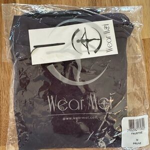 Wear Moi Faustine Leotard Medium (Prune) New-still in sealed bag